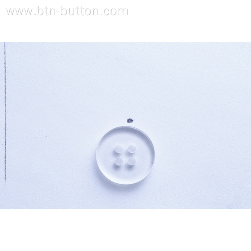 Double flat transparent bottom buttons